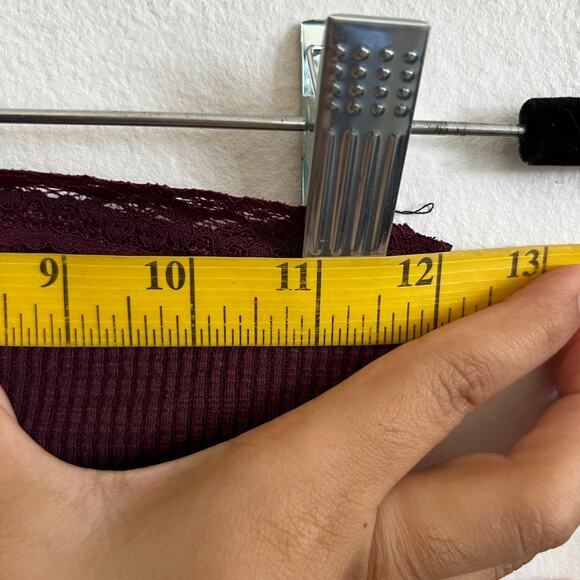 Lace Trim Tube Top, Coquette‎ Indie Sleaze Soft Girl Tumblr Romantic Goth XS - Picture 4 of 5